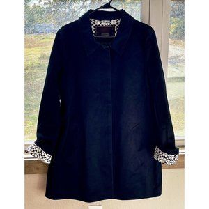 Coach Black Walker Coat Size Large Good Used Condition